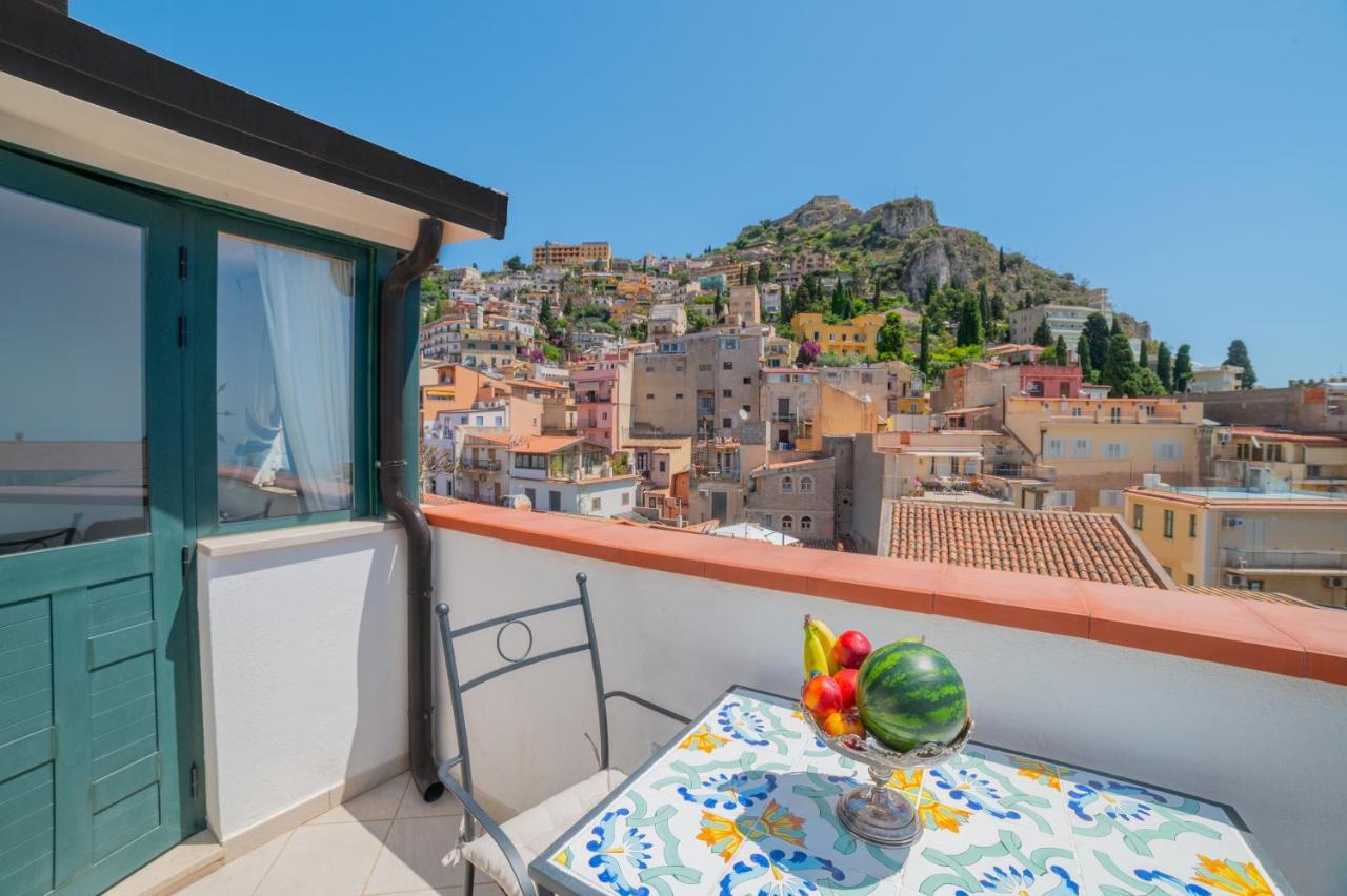 Ottaviano Suite - Elegante Attico Vista Mare Taormina Exteriör bild