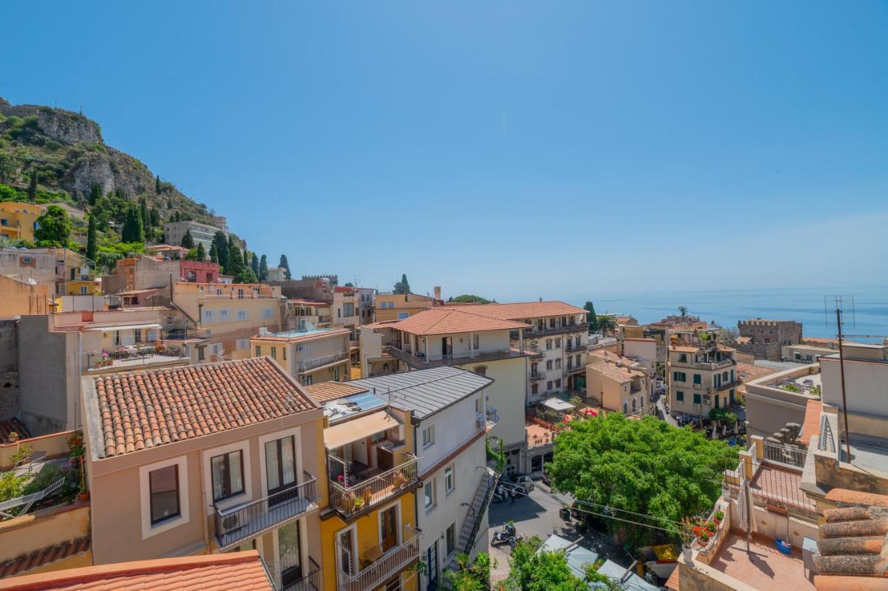 Ottaviano Suite - Elegante Attico Vista Mare Taormina Exteriör bild