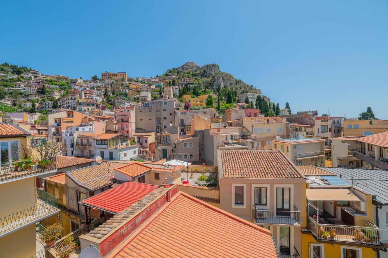 Ottaviano Suite - Elegante Attico Vista Mare Taormina Exteriör bild